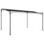 Steel awning and anthracite gray fabric 4x3 m 180 g/m² by vidaXL, Tents and gazebos - Ref: Foro24-362395, Price: 217,03 €, Di...