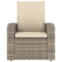 Garden recliner and light brown synthetic rattan cushions by vidaXL, Garden chairs - Ref: Foro24-364103, Price: 273,29 €, Dis...