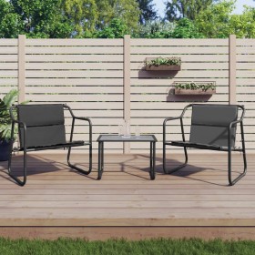 Gartenmöbel-Set 3-teilig und anthrazitgraue Stahlkissen von vidaXL, Gartensets - Ref: Foro24-364107, Preis: 95,99 €, Rabatt: %