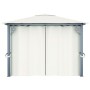 Gazebo with cream aluminum curtain 400x300 cm by vidaXL, Tents and gazebos - Ref: Foro24-48044, Price: 585,19 €, Discount: %