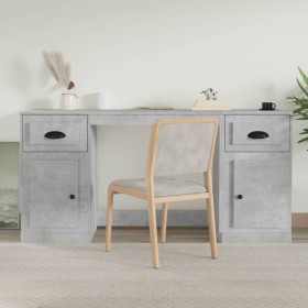 Concrete gray plywood desk with cabinet by vidaXL, Desks - Ref: Foro24-3185331, Price: 140,99 €, Discount: %