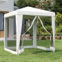 Tent for celebrations with 4 white mesh walls 2x2 m by vidaXL, Tents and gazebos - Ref: Foro24-48520, Price: 72,93 €, Discoun...