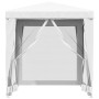 Tent for celebrations with 4 white mesh walls 2x2 m by vidaXL, Tents and gazebos - Ref: Foro24-48520, Price: 72,93 €, Discoun...