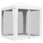 Tent for celebrations with 4 white mesh walls 2x2 m by vidaXL, Tents and gazebos - Ref: Foro24-48520, Price: 72,93 €, Discoun...