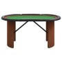 Mesa de póquer para 10 jugadores verde 160x80x75 cm de vidaXL, Mesas de juego y de póquer - Ref: Foro24-80408, Precio: 214,99...