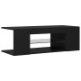 Mueble de TV con luces LED negro 90x39x30 cm de vidaXL, Muebles TV - Ref: Foro24-804239, Precio: 53,12 €, Descuento: %