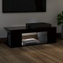 Mueble de TV con luces LED negro 90x39x30 cm de vidaXL, Muebles TV - Ref: Foro24-804239, Precio: 53,12 €, Descuento: %