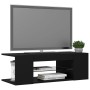 Mueble de TV con luces LED negro 90x39x30 cm de vidaXL, Muebles TV - Ref: Foro24-804239, Precio: 53,12 €, Descuento: %