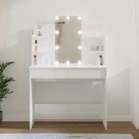 Dresser with bright white LED 96x40x142 cm by vidaXL, Bedroom Dressers - Ref: Foro24-808825, Price: 186,21 €, Discount: %