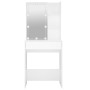 Tocador con LED blanco 60x40x140 cm de vidaXL, Tocadores para dormitorios - Ref: Foro24-808828, Precio: 90,76 €, Descuento: %