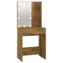 Dressing table with LED smoked oak color 60x40x140 cm by vidaXL, Bedroom Dressers - Ref: Foro24-820442, Price: 82,73 €, Disco...