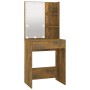 Dressing table with LED smoked oak color 60x40x140 cm by vidaXL, Bedroom Dressers - Ref: Foro24-820442, Price: 82,73 €, Disco...