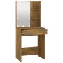 Dressing table with LED smoked oak color 60x40x140 cm by vidaXL, Bedroom Dressers - Ref: Foro24-820442, Price: 82,73 €, Disco...