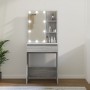 Dresser with LED lights in Sonoma gray color, 60x40x140 cm by vidaXL, Bedroom Dressers - Ref: Foro24-820443, Price: 102,38 €,...