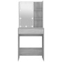 Dresser with LED lights in Sonoma gray color, 60x40x140 cm by vidaXL, Bedroom Dressers - Ref: Foro24-820443, Price: 102,38 €,...