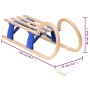 Folding sled made of plywood, 110 cm by vidaXL, Sleighs - Ref: Foro24-93699, Price: 62,99 €, Discount: %