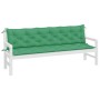 Garden bench cushions 2 pcs green Oxford fabric 200x50x7 cm by vidaXL, Cushions for chairs and sofas - Ref: Foro24-315045, Pr...