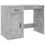 Betongrauer Sperrholzschreibtisch mit Schrank von vidaXL, Schreibtische - Ref: Foro24-3185435, Preis: 164,73 €, Rabatt: %