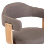 Swivel dining chairs 4 pcs curved wood gray taupe fabric by vidaXL, dining chairs - Ref: Foro24-3054906, Price: 523,57 €, Dis...