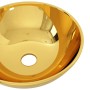 Golden ceramic washbasin 28x10 cm by vidaXL, Sinks - Ref: Foro24-143490, Price: 72,75 €, Discount: %