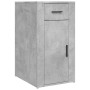 Betongrauer Sperrholzschreibtisch mit Schrank von vidaXL, Schreibtische - Ref: Foro24-3185435, Preis: 164,73 €, Rabatt: %