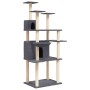 Cat scratching post with dark gray sisal posts 166 cm by vidaXL, Cat furniture - Ref: Foro24-171725, Price: 67,66 €, Discount: %