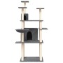 Cat scratching post with dark gray sisal posts 166 cm by vidaXL, Cat furniture - Ref: Foro24-171725, Price: 67,66 €, Discount: %