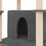 Cat scratching post with dark gray sisal posts 166 cm by vidaXL, Cat furniture - Ref: Foro24-171725, Price: 67,66 €, Discount: %