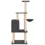 Cat scratching post with dark gray sisal posts 132 cm by vidaXL, Cat furniture - Ref: Foro24-171728, Price: 49,79 €, Discount: %