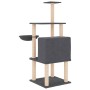 Cat scratching post with dark gray sisal posts 132 cm by vidaXL, Cat furniture - Ref: Foro24-171728, Price: 49,79 €, Discount: %