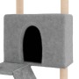 Cat scratching post with light gray sisal posts 143 cm by vidaXL, Cat furniture - Ref: Foro24-171730, Price: 53,92 €, Discoun...