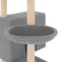 Cat scratching post with light gray sisal posts 143 cm by vidaXL, Cat furniture - Ref: Foro24-171730, Price: 53,92 €, Discoun...