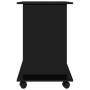 Mesa de ordenador madera contrachapada negro brillo 80x50x75 cm de vidaXL, Escritorios - Ref: Foro24-802901, Precio: 70,12 €,...