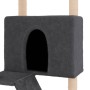 Cat scratching post with dark gray sisal posts 143 cm by vidaXL, Cat furniture - Ref: Foro24-171731, Price: 53,52 €, Discount: %