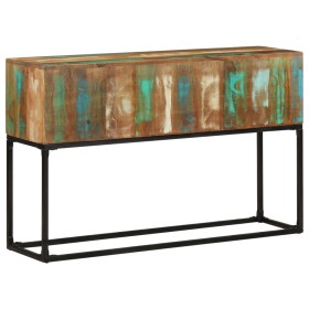 Mesa consola de madera maciza reciclada 120x30x75 cm de vidaXL, Mesas auxiliares - Ref: Foro24-320822, Precio: 117,44 €, Desc...