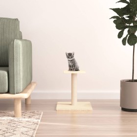 Cat scratching post with cream platform 38 cm by vidaXL, Cat furniture - Ref: Foro24-171735, Price: 18,42 €, Discount: %