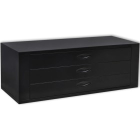 Metal tool chest with 3 drawers black by vidaXL, Toolboxes - Ref: Foro24-20121, Price: 147,57 €, Discount: %