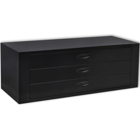 Metal tool chest with 3 drawers black by vidaXL, Toolboxes - Ref: Foro24-20121, Price: 147,23 €, Discount: %