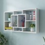 Suspended shelf with 8 white compartments by vidaXL, Shelves and shelves - Ref: Foro24-242548, Price: 50,78 €, Discount: %