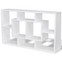 Suspended shelf with 8 white compartments by vidaXL, Shelves and shelves - Ref: Foro24-242548, Price: 50,78 €, Discount: %