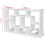 Suspended shelf with 8 white compartments by vidaXL, Shelves and shelves - Ref: Foro24-242548, Price: 50,78 €, Discount: %