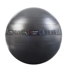 Pure2Improve Black Exercise Ball 75 cm by Pure2Improve, gym balls - Ref: Foro24-408920, Price: 31,99 €, Discount: %