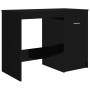 Glossy black plywood desk 100x50x76 cm by vidaXL, Desks - Ref: Foro24-801803, Price: 130,78 €, Discount: %