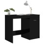 Glossy black plywood desk 100x50x76 cm by vidaXL, Desks - Ref: Foro24-801803, Price: 130,78 €, Discount: %