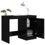 Escritorio de madera contrachapada negro brillo 100x50x76 cm de vidaXL, Escritorios - Ref: Foro24-801803, Precio: 130,78 €, D...