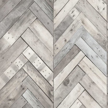 DUTCH WALLCOVERINGS Gray herringbone wood wallpaper 7361-1 by DUTCH WALLCOVERINGS, Painted paper - Ref: Foro24-422365, Price:...