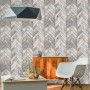 DUTCH WALLCOVERINGS Graue Holztapete mit Fischgrätenmuster 7361-1 von DUTCH WALLCOVERINGS, Bemaltes Papier - Ref: Foro24-4223...