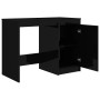 Glossy black plywood desk 100x50x76 cm by vidaXL, Desks - Ref: Foro24-801803, Price: 130,78 €, Discount: %