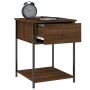 Oak brown engineered wood bedside table 44x45x58 cm by vidaXL, Nightstands - Ref: Foro24-825851, Price: 42,19 €, Discount: %