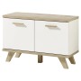 Germania Mueble zapatero Oslo color roble Sonoma y blanco 76x35x51,5cm de Germania, Zapateros y organizadores de calzado - Re...